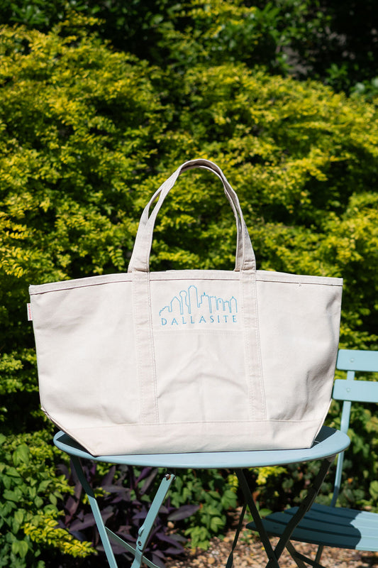 Large Custom Embroidered City Tote (101Media 10-Year Edition)