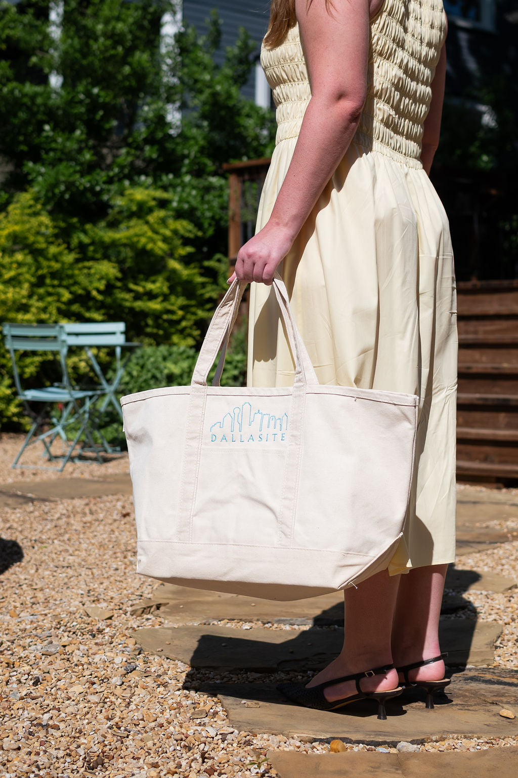 Large Custom Embroidered City Tote (101Media 10-Year Edition)