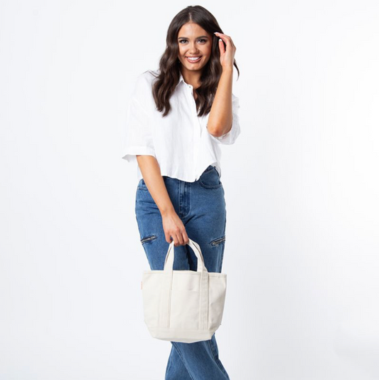 Small Custom Embroidered City Tote (101Media 10-Year Edition)