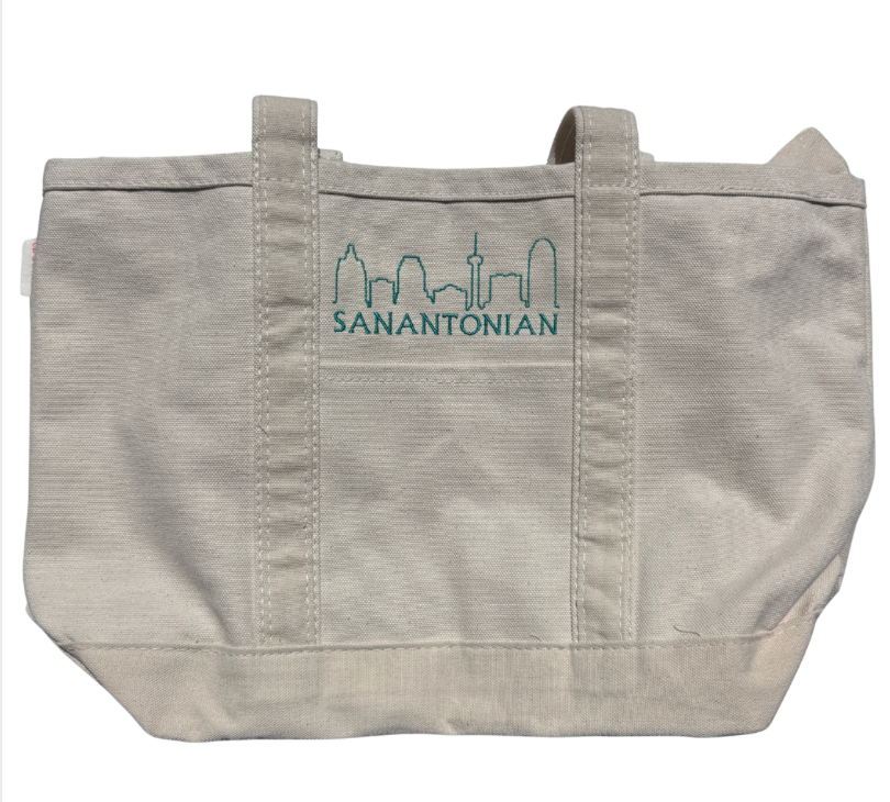 Medium Custom Embroidered City Tote