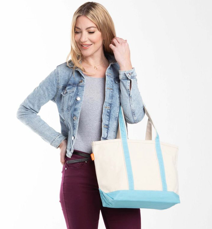 Medium Custom Embroidered City Tote